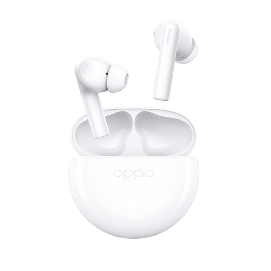 Oppo Enco Buds2 Wireless Headphone, Up To 28 Hours Of Listening Time, Noise Cancellation, White