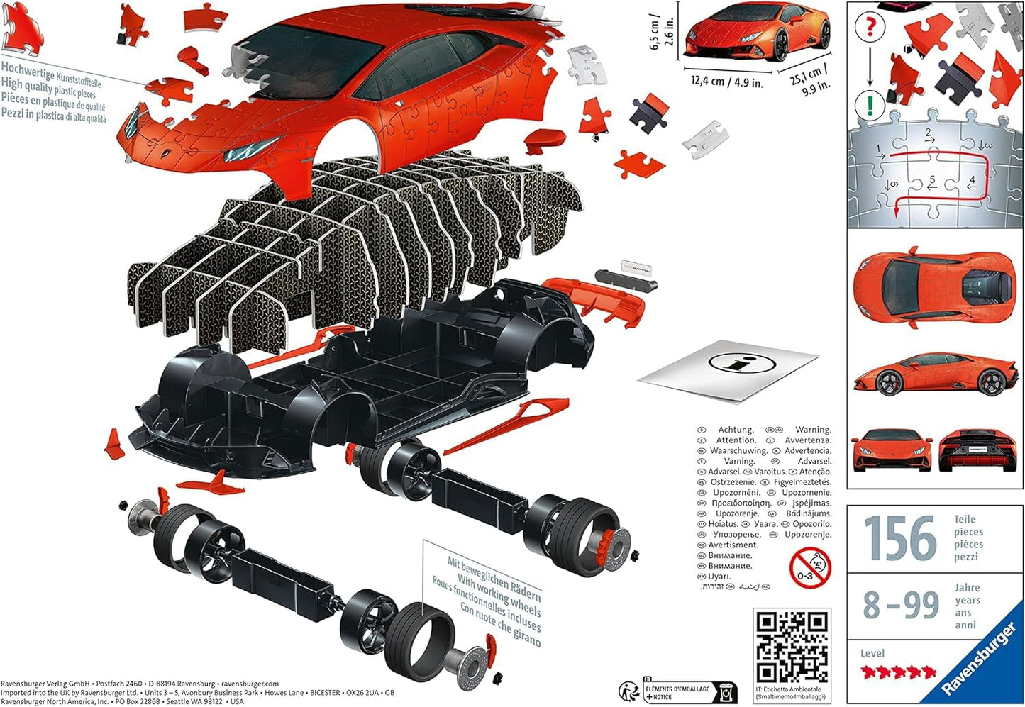 Ravensburger 3D Puzzle Lamborghini Huracán