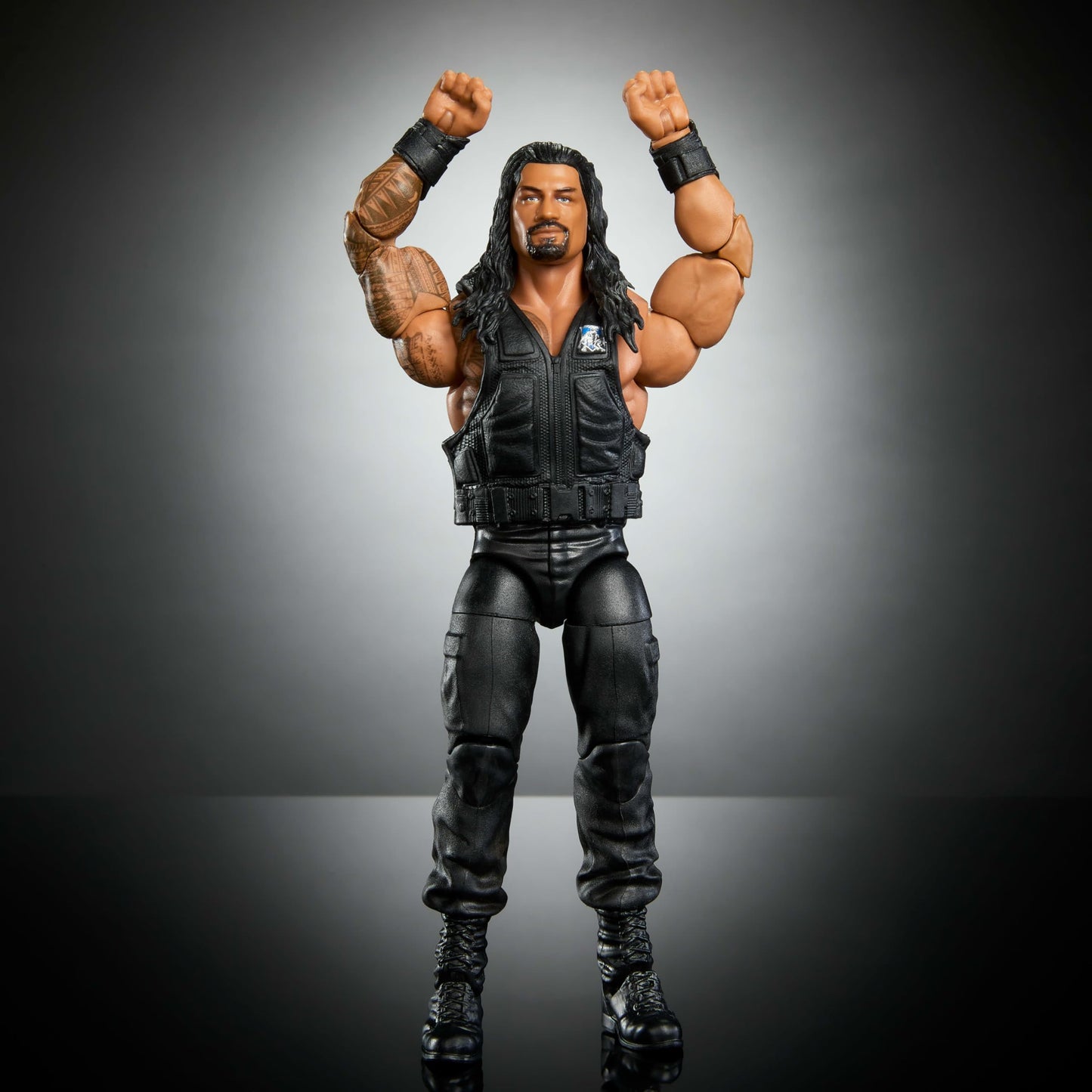 Mattel WWE Elite Action Figure & Accessories, Greatest Hits 2025, 6-inch Collectible Roman Reigns with 25 Articulation Points & Swappable Hands