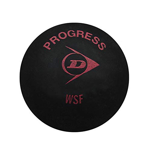 DUNLOP Squash Balls Progress Red, for Recreational and Hobby Players