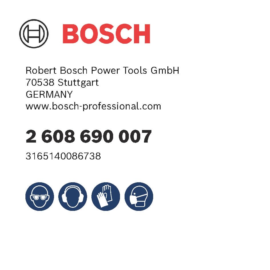 Bosch Professional 3tlg. Meißel-Set Long Life SDS-plus
