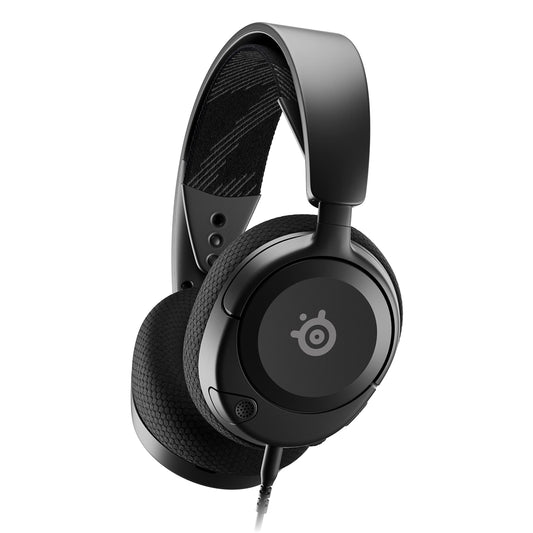 SteelSeries Arctis Nova 1 - Gaming Headset for PC, PS5, PS4, Switch, Xbox - Hi-Fi Drivers - 360° Spatial Audio - AirWeave Memory Foam Ear Cushions - Ultra Lightweight