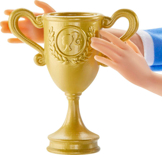 Barbie Professions Football Trainer with Doll and Accessories, Toy from 3 Years