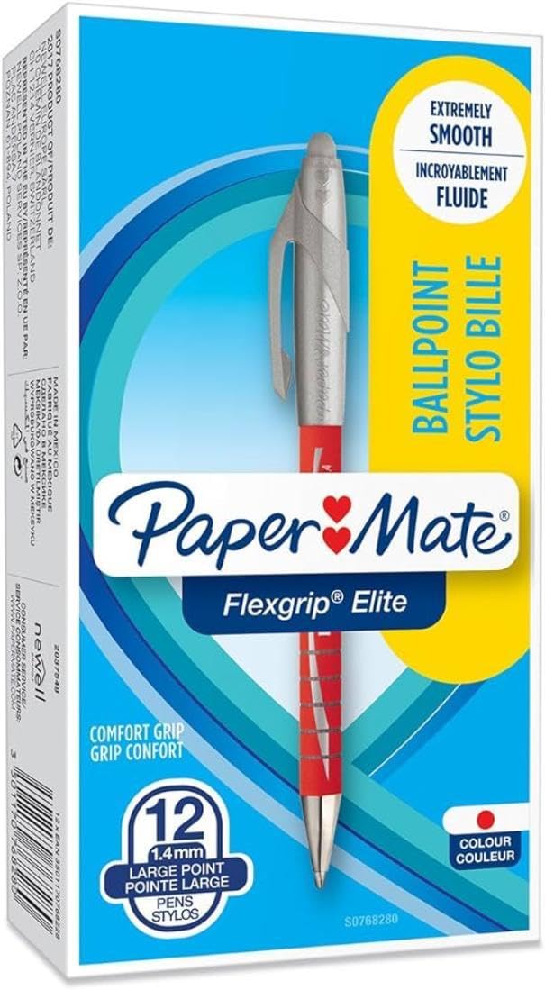 Paper Mate Flexgrip Elite Ballpoint Pens