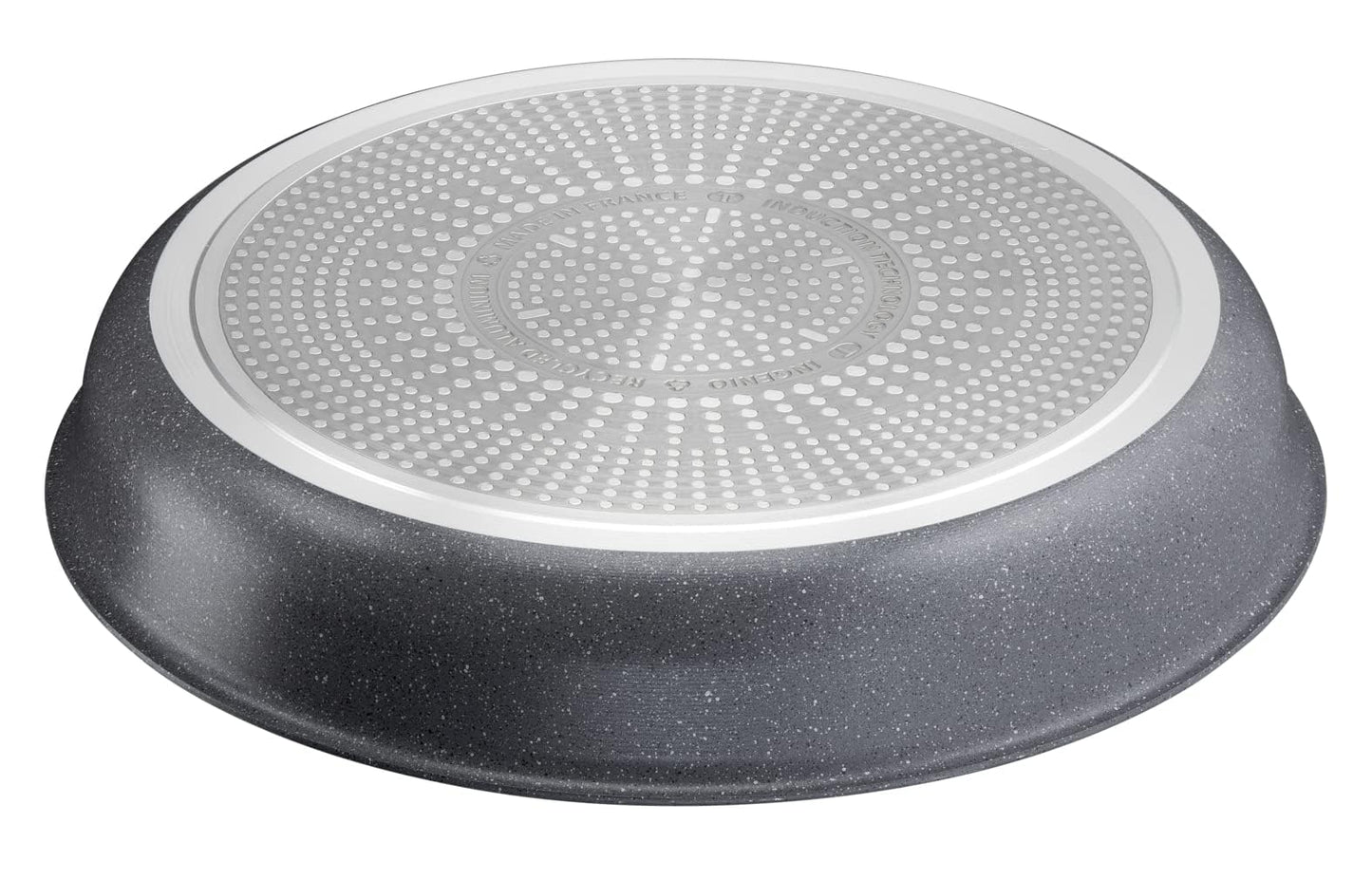 Tefal Ingenio Frying Pan, 24 cm, Induction, Non-Stick Coating, Stackable, Dishwasher-Safe, Made in France, Natural Force L3960402, Black, Non-Stick
