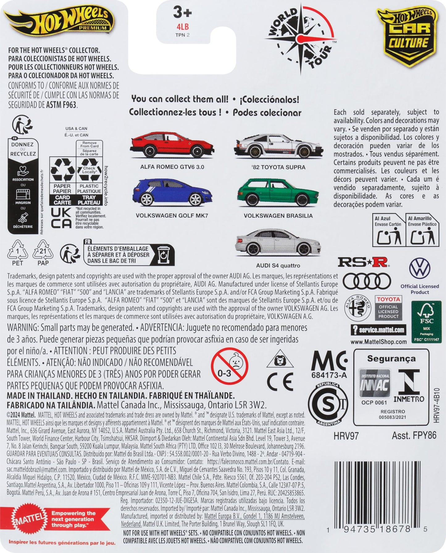 Hot Wheels Car Culture Circuit Legends