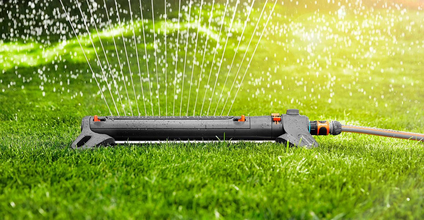 Gardena Aqua M Rectangular Sprinkler: Lawn Sprinkler for Watering Areas of 110-250 m²
