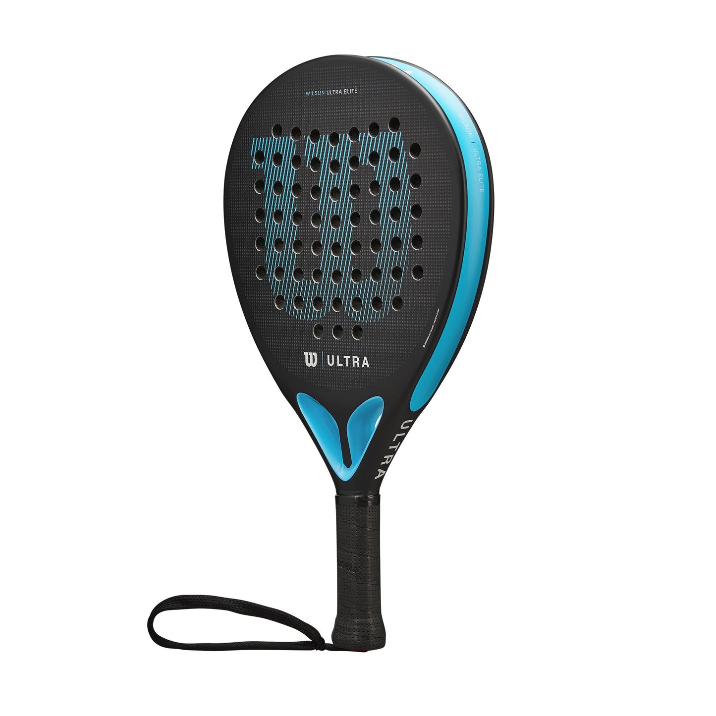 Wilson Ultra Elite V2 Padel Racket, Fibreglass/EVA, 361 g, Black/Blue, WR066911U2