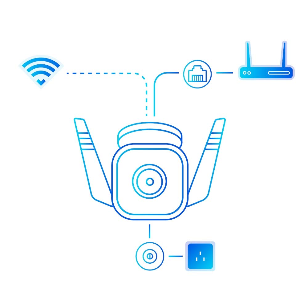 Tapo 2K 4MP QHD WiFi Outdoor Security Camera