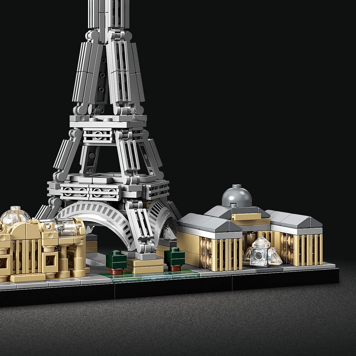 LEGO 21044 Architecture Paris Model Building Set with Eiffel Tower and The Louvre Model, Skyline Collection, Office Home Décor, Collectible Gift Idea