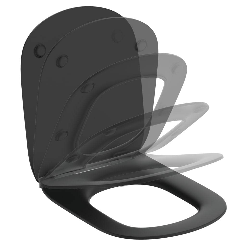 Ideal Standard - Tesi, Toilet seat Slim Soft Close Original, Toilet seat Cover, T352701, White