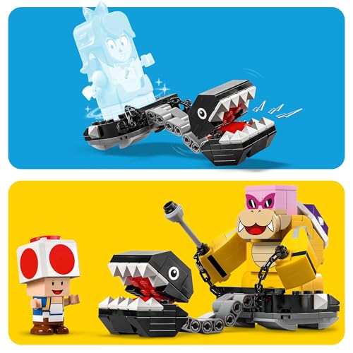 LEGO Super Mario Battle with Roy at Peach’s Castle Set, Nintendo Character Building Toy for 7 Plus Year Old Boys & Girls, with 3 Figures, Adventure Playset, Gifts for Kids and Gamers 71435