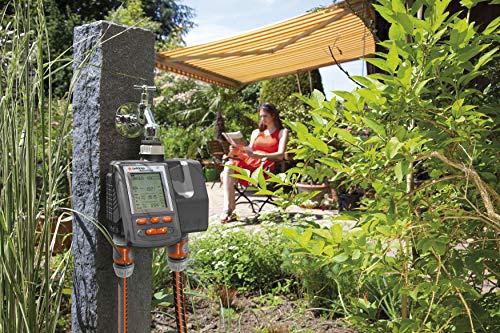 Gardena Irrigation Computer Multicontrol Duo: Automatic Irrigation Control, Weekdays programmable, 22x17.2x17.8 cm