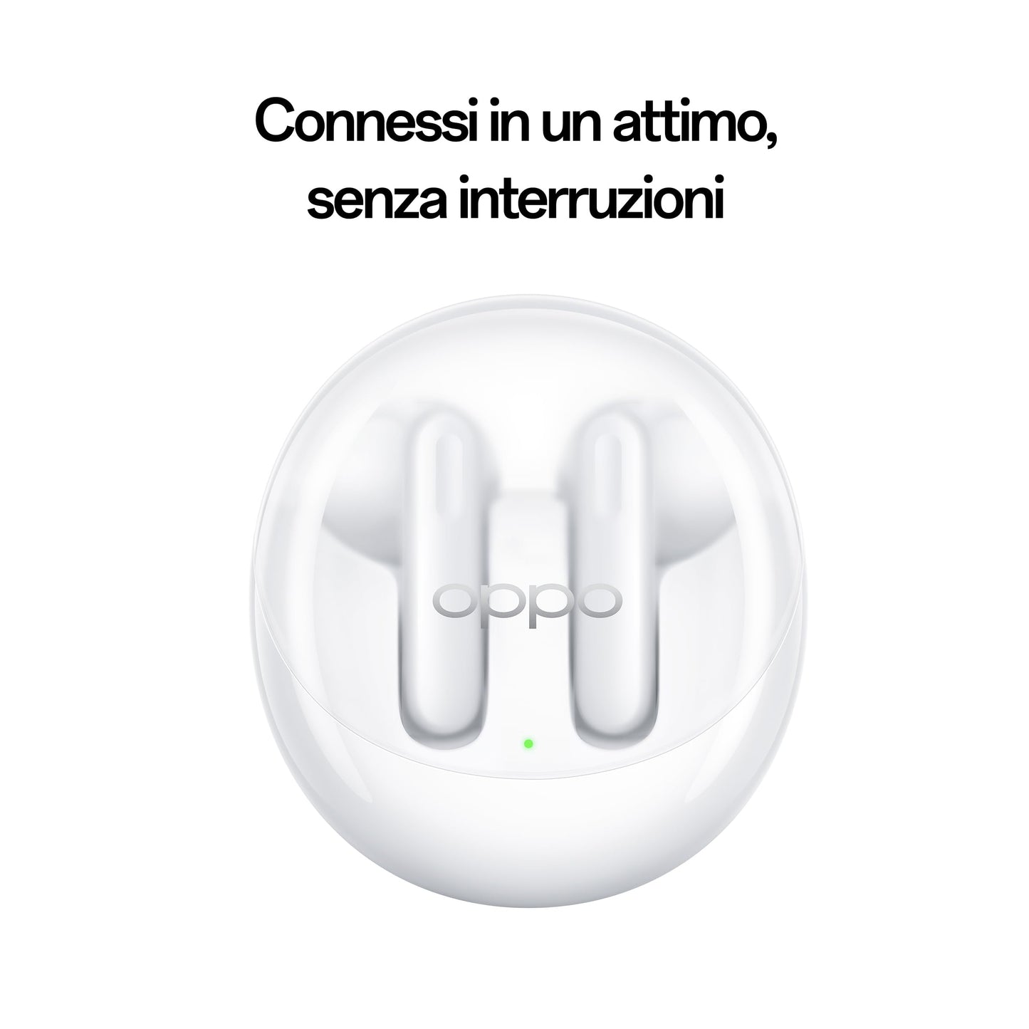 OPPO Enco Air3 Wireless Earbuds, Bluetooth 5.3, Noise Cancelling, Wireless Charging, Low Latency, Large Capacity Battery, IP54 - White