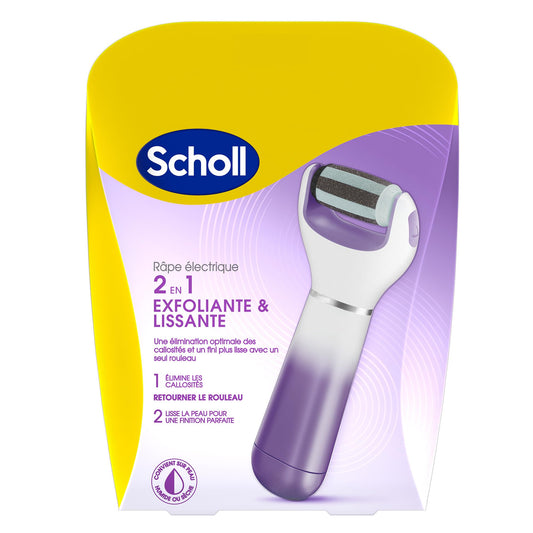 Scholl Velvet Smooth - Express Pedi electric corneal extractor with extra strong roller for precise results