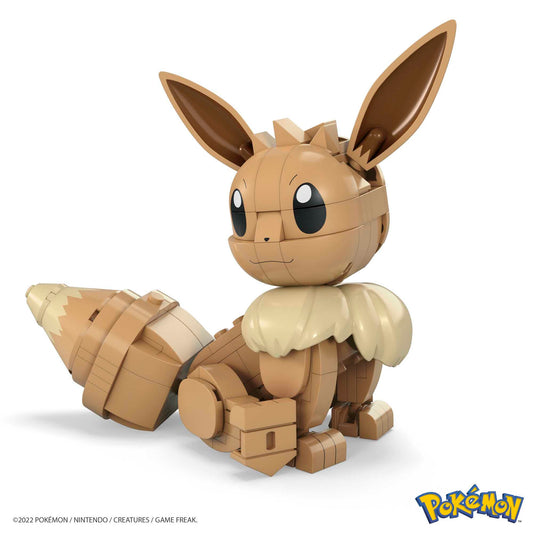 MEGA Pokémon Building Toys Set Build & Show Eevee with 215 Pieces, Articulated and Poseable, 4 Inches Tall, for Kids, HDL84