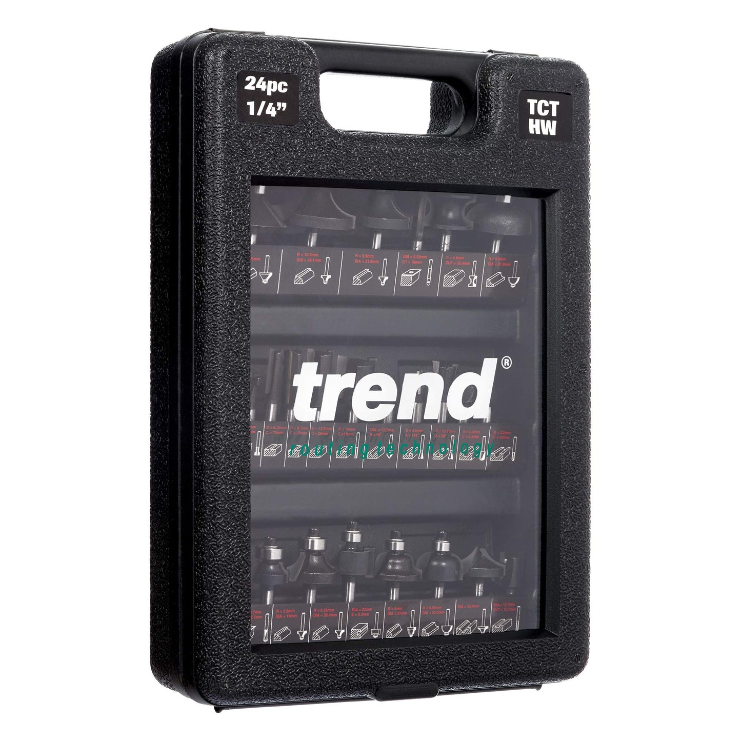 Trend 1/2-Inch Shank Router Bit Set 6pc