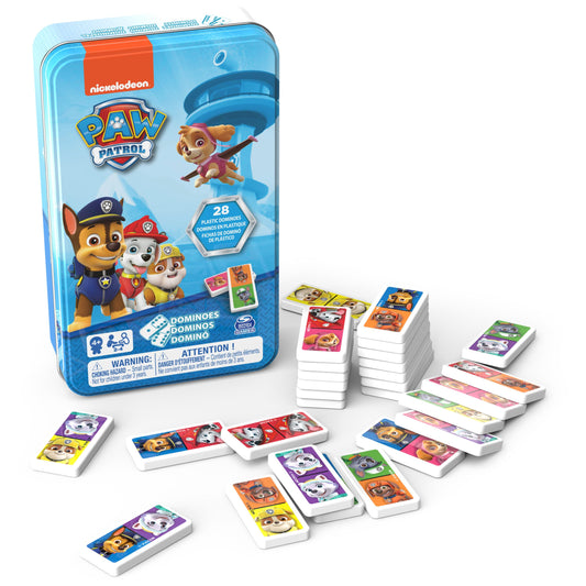 Paw Patrol 6033087 Dominoes Game in Tin