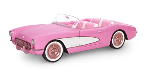 Barbie - Puppe mit Vintage-Kleid in rosa Vichy-Karo, Gänseblümchen-Accessoires, beweglich