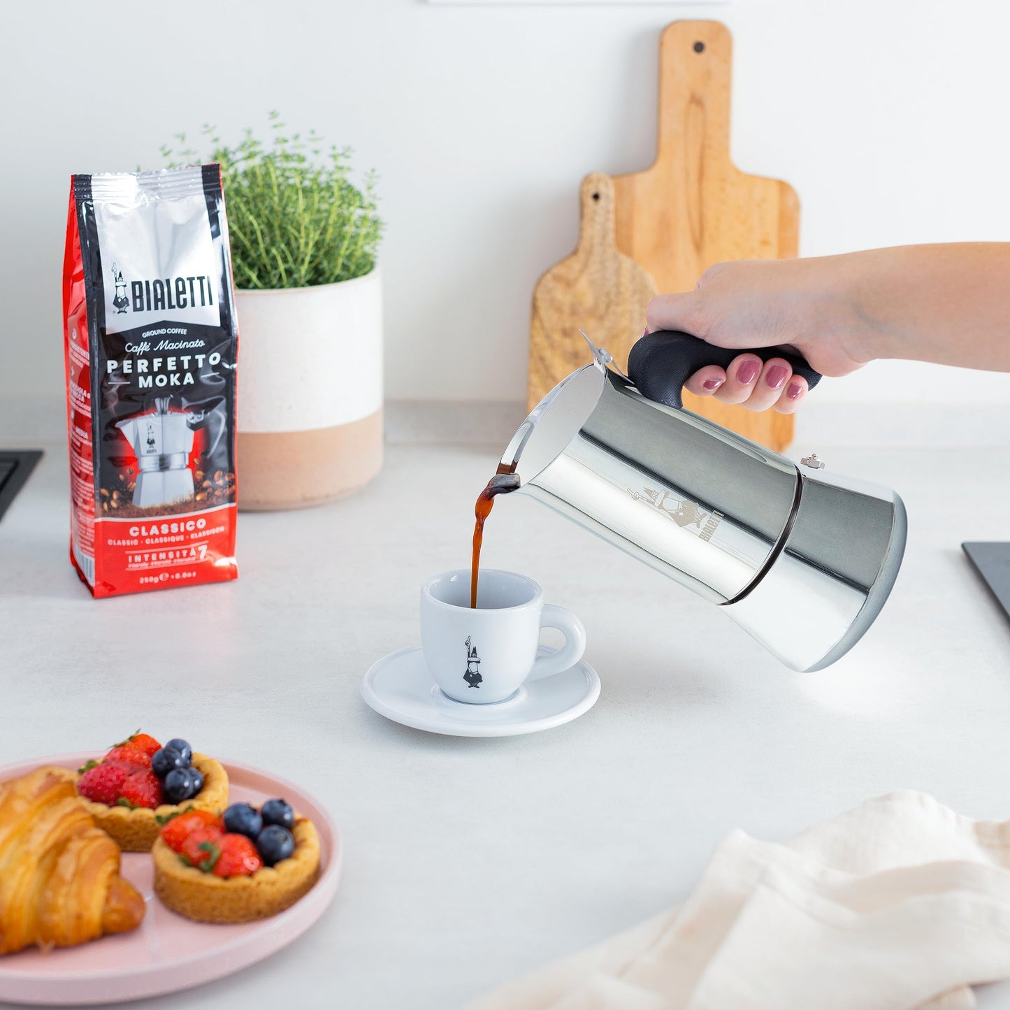 Bialetti New Venus Steel Coffee Maker