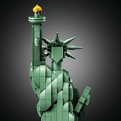 LEGO 21042 Architecture Freiheitsstatue, Modell zum Bauen, New York Souvenir, Geschenkidee für Kinder und Erwachsene
