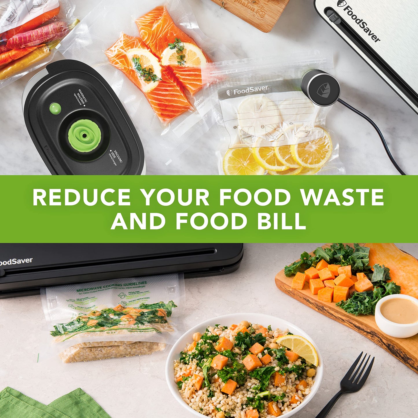 FoodSaver Reusable Vacuum Bags