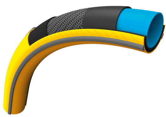Hozelock Tricoflex Ultraflex Hose, Yellow, 12.5 mm x 10 m