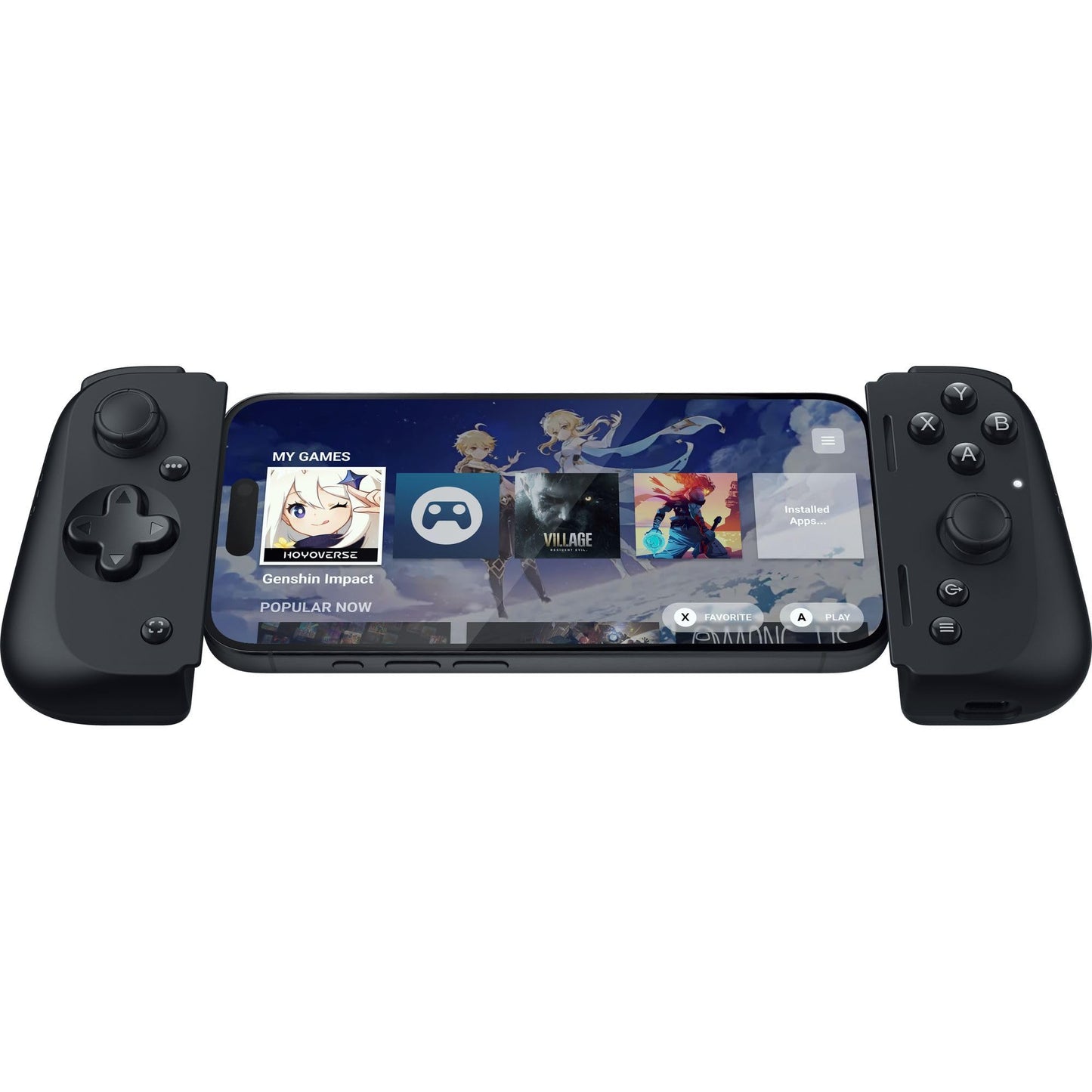 Razer Kishi V2 - for Android Mobile Gaming Controller (Universal Fit with Extendable Bridge, Streaming PC, Console Games, Ergonomic Design, Powered by the Nexus App)