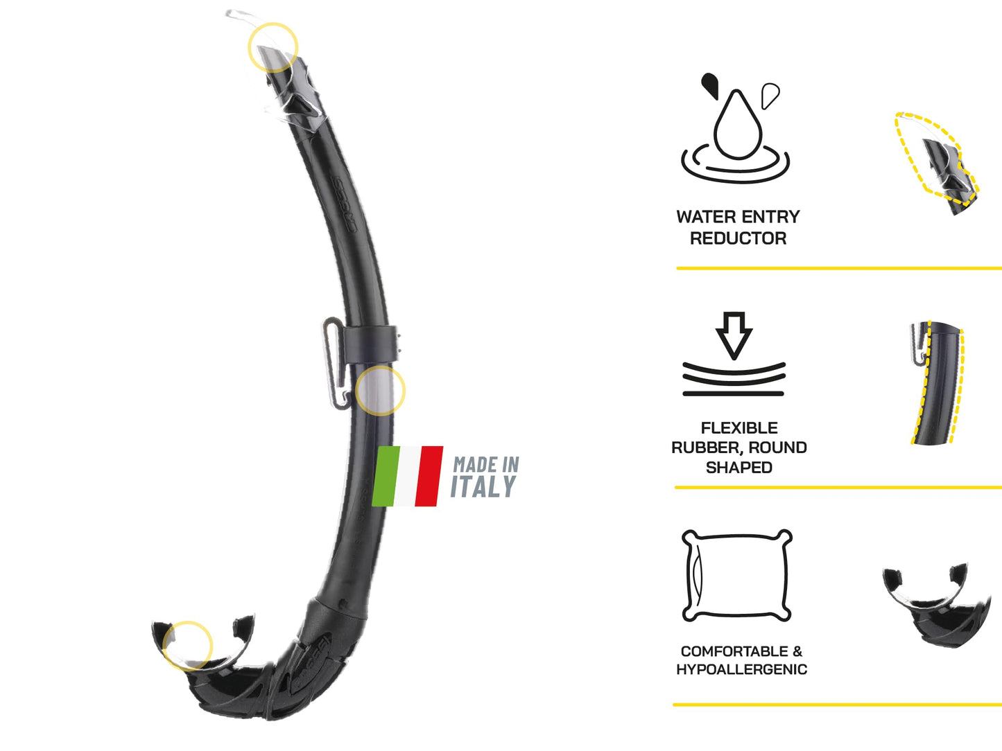 Cressi Onda - Single Onda Mask or Combo Set Onda Mask + Snorkel Mexico for Diving and Snorkeling, One Size, Unisex Adult