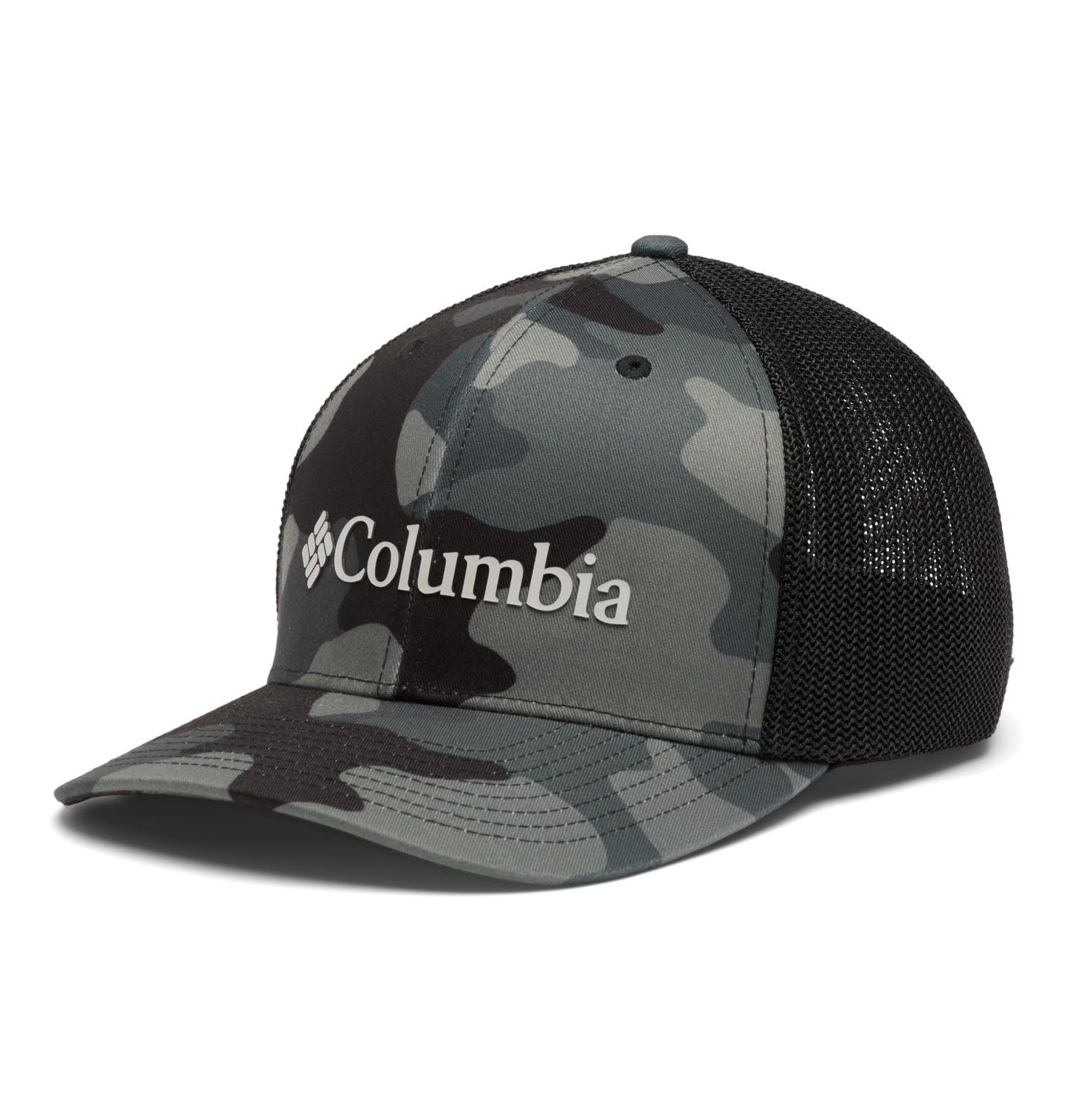 Columbia PFG Logo Mesh Snap Back-High Crown