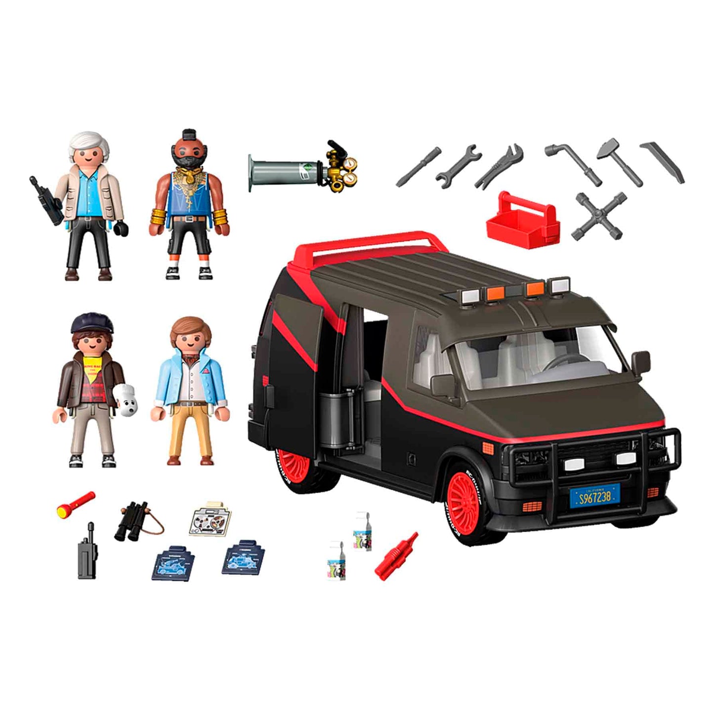 PLAYMOBIL 70750 The A-Team Van - im ikonischen Design, Für A-Team Fans, Sammler und Kinder, 5 - 99 Jahre