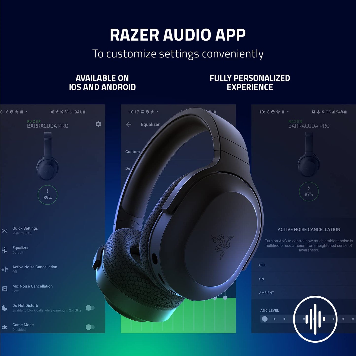Razer Barracuda - Wireless Multi-platform Gaming and Mobile Headset