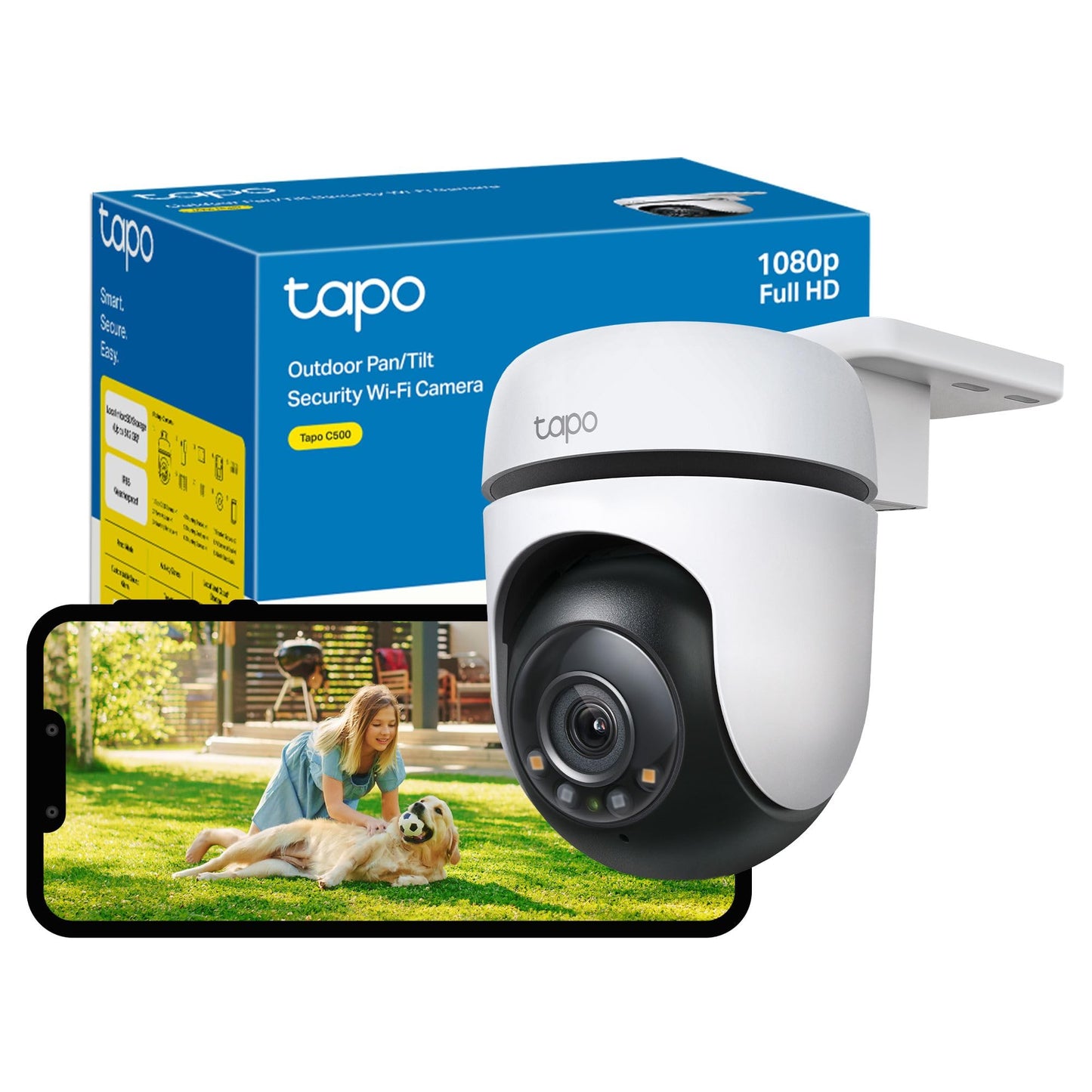 Tapo 2K 4MP QHD WiFi Outdoor Security Camera