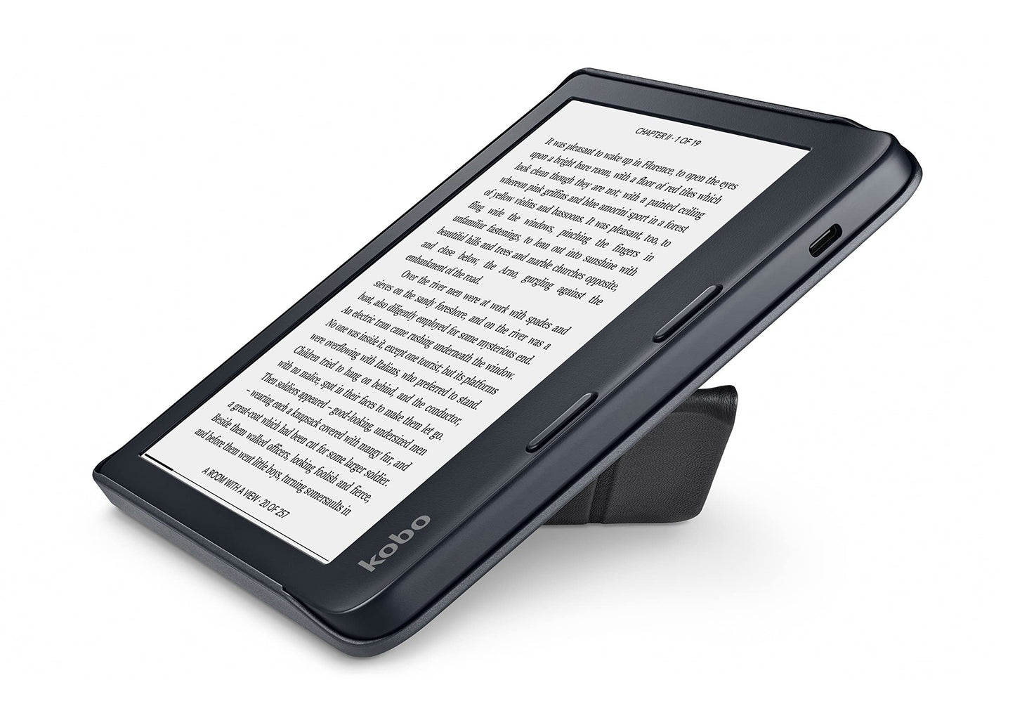 Kobo Libra 2 SleepCover Case | Sleep/Wake Technology | Built-in 2-Way Stand | Vegan Leather | Compatible with 7โ Kobo Libra 2 eReader