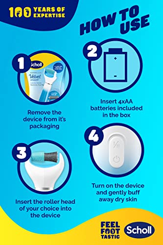 Scholl Velvet Smooth Electronic Foot Care System