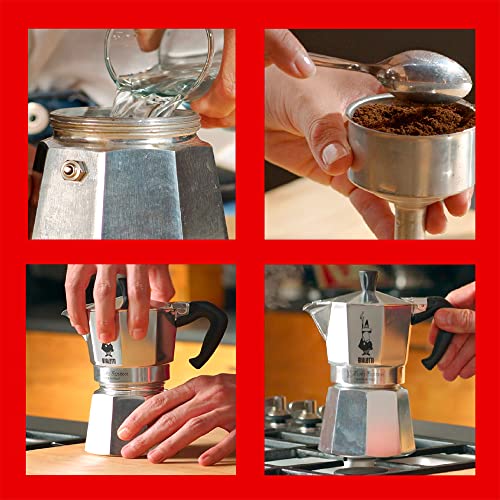 Bialetti Moka Express Aluminium Stovetop Coffee Maker