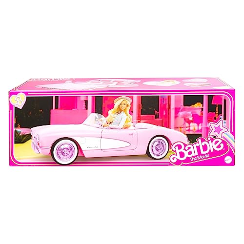 Barbie - Puppe mit Vintage-Kleid in rosa Vichy-Karo, Gänseblümchen-Accessoires, beweglich