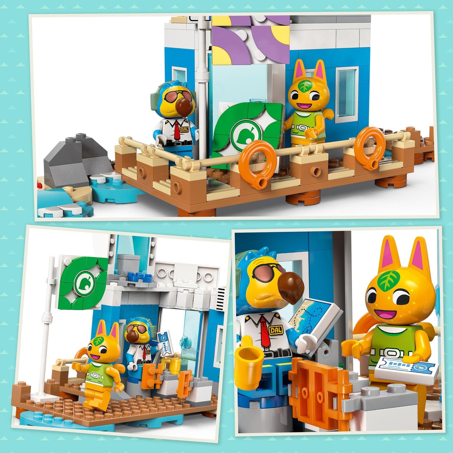LEGO Animal Crossing Fly with Dodo Airlines Airport Playset, Plane Toy for 7 Plus Year Old Girls & Boys, with a Pilot Minifigure, Set Inspired by the Video Game Series, Birthday Gift for Kids 77051