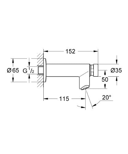 Grohe Euroeco CS | Safety Technology - Self-Closing Shower Valve