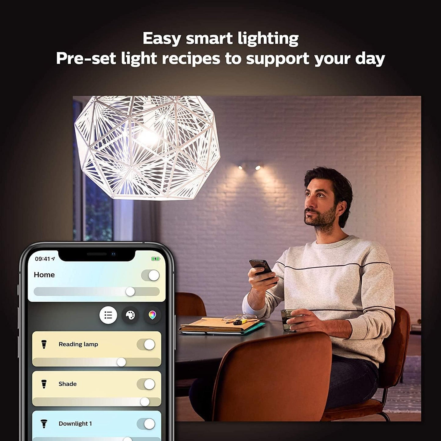 Philips Hue New White Ambiance Smart Light Bulb