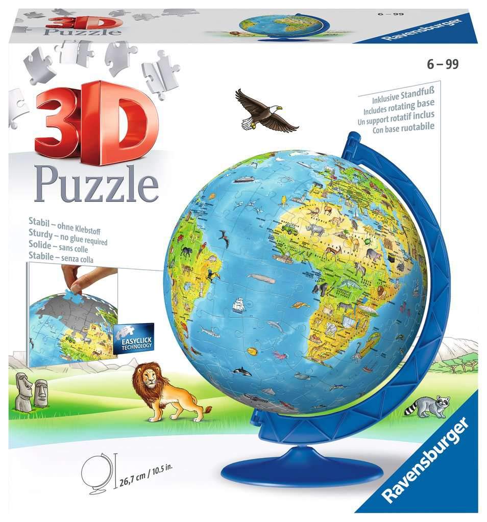 Ravensburger Statue of Liberty 108 Piece 3D Jigsaw Puzzle for Adults and Kids Age 8 Years Up - Night Edition with LED Lighting - New York USA