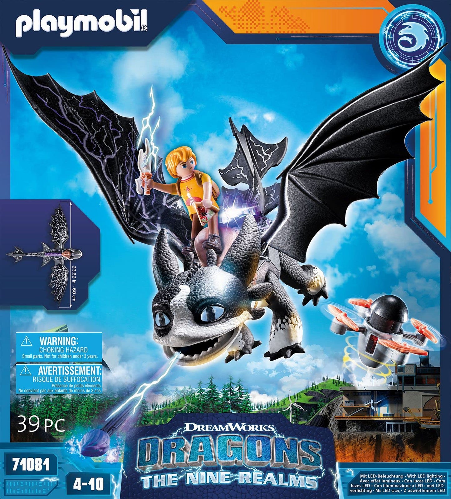 Playmobil Dragons 71081 The Nine Realms Thunder and Tom