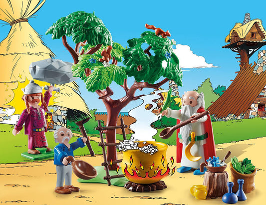 PLAYMOBIL Asterix 70933 Miraculix mit Zaubertrank, Spielzeug für Kinder ab 5 Jahren
