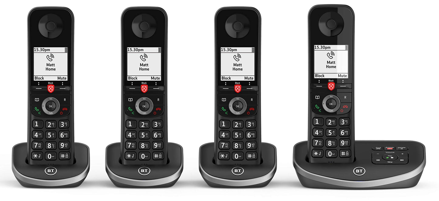 BT Advanced Cordless Home Phone with 100% Nuisance Call Blocking and Answer Machine