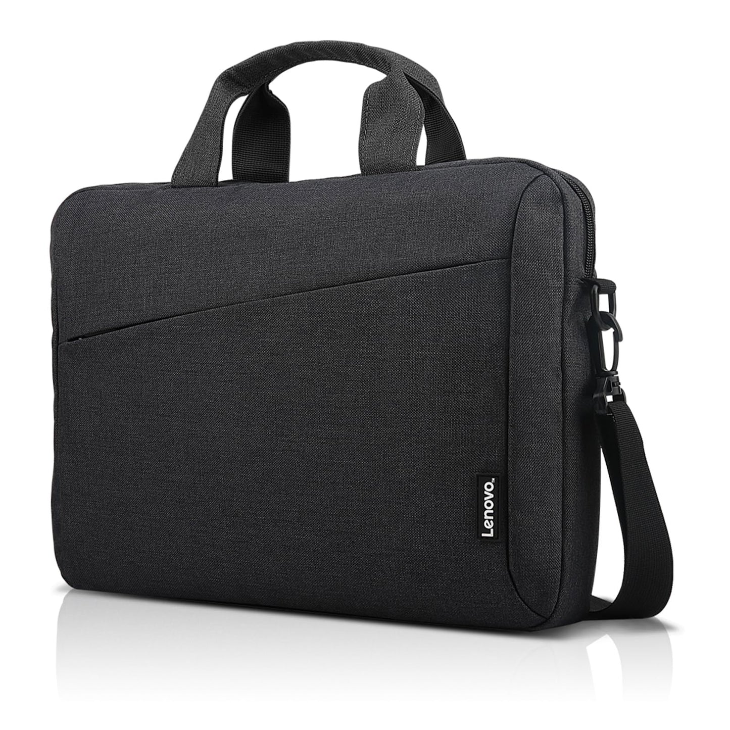 Lenovo Laptop Shoulder Bag T210, 15.6-Inch Laptop or Tablet, Sleek, Durable and Water-Repellent Fabric, Lightweight Toploader, Business Casual or School, GX40Q17229, Black