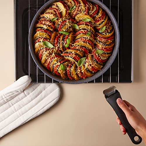 Tefal Ingenio Sauté Pan 24 cm, Induction, Non-Stick Coating, Stackable, Dishwasher-Safe, Made in France, Natural Force L3963502, Black