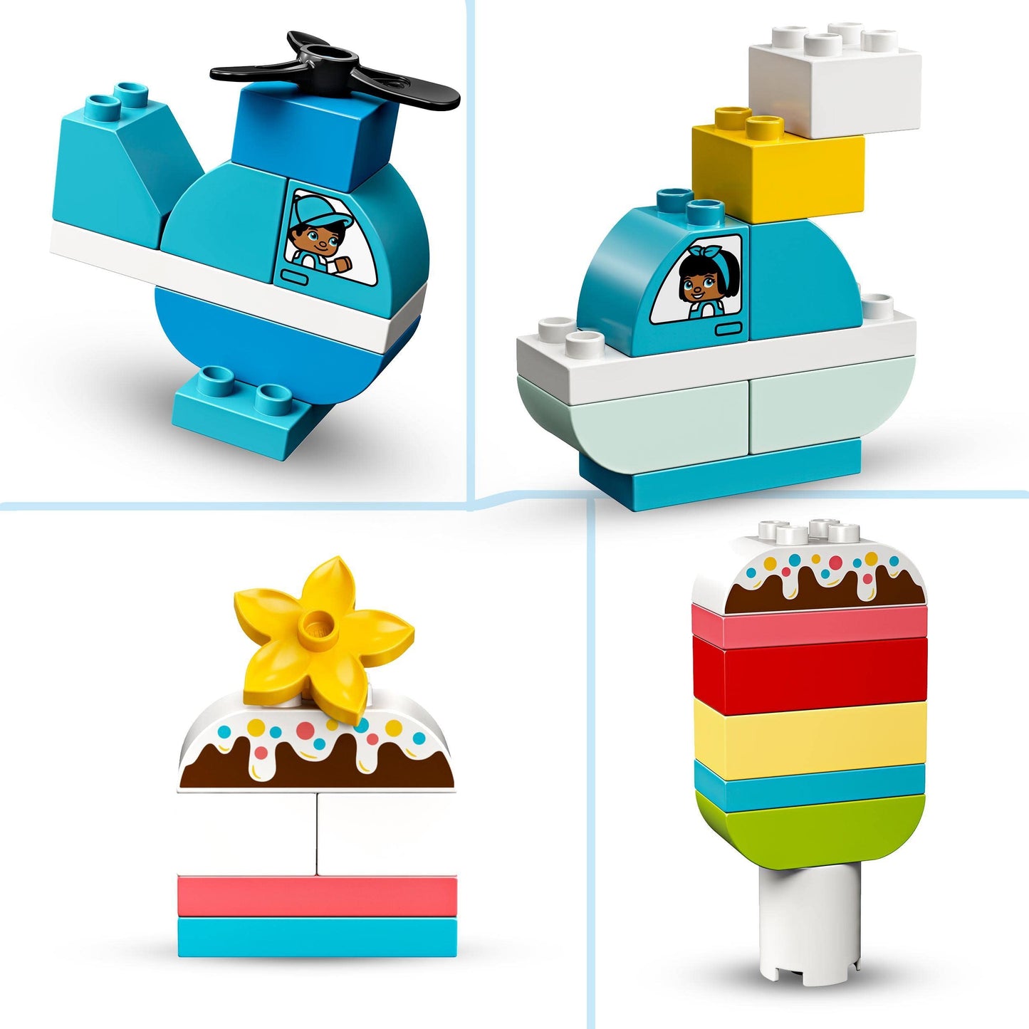 Lego 10909 DUPLO Classic Mein erster Bauspaß, Bausteine-Box, Konstruktionspielzeug, Lernspielzeug zur Entwicklung und zum Lernen für Kleinkinder ab 1,5-3 Jahre