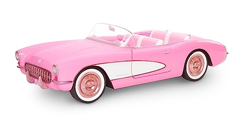 Barbie - Puppe mit Vintage-Kleid in rosa Vichy-Karo, Gänseblümchen-Accessoires, beweglich
