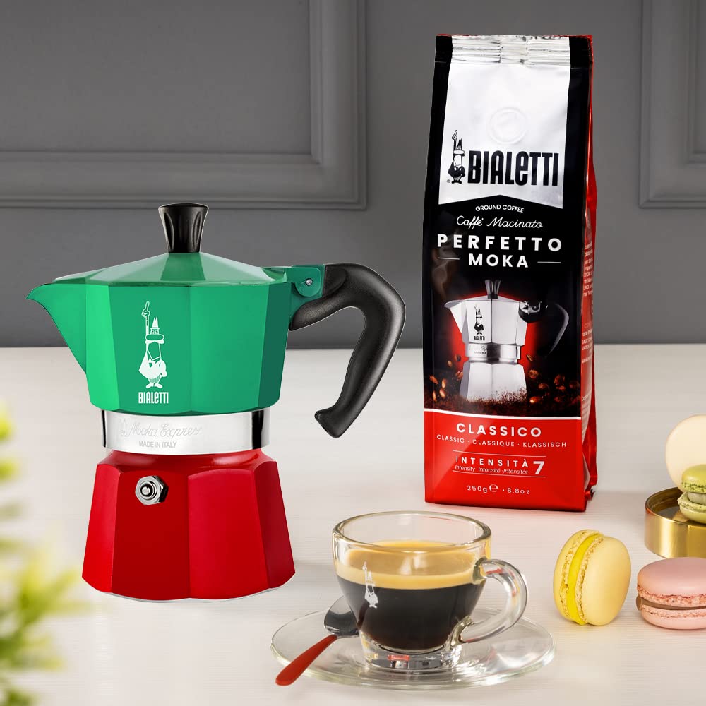 Bialetti Moka Express Italia Collection (Tricolor)