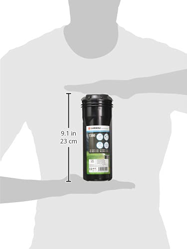 Gardena Sprinklersystem Versenkregner S-CS: Wassersprinkler mit Streifendüse für enge Rasenstreifen